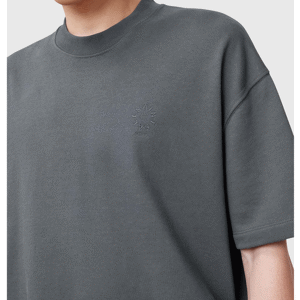 AllSaints Haven Embroidered Logo Oversized T-Shirt